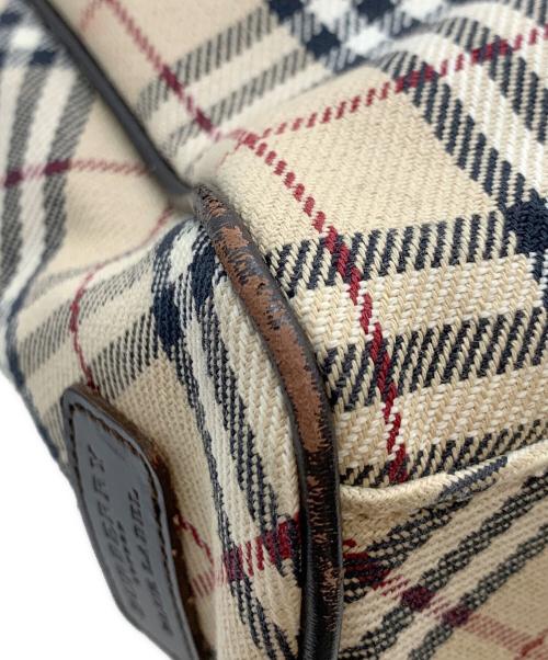 BURBERRY BLUE LABEL（バーバリー ブルー レーベル）BURBERRY BLUE LABEL (バーバリー ブルー レーベル) トートバッグ ブラウン×ベージュの古着・服飾アイテム