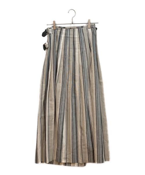 Adam et Rope（アダム エ ロペ）Adam et Rope (アダム エ ロペ) 別注FASHION MAXI KILT O'NEILL グレー サイズ:SIZE36の古着・服飾アイテム