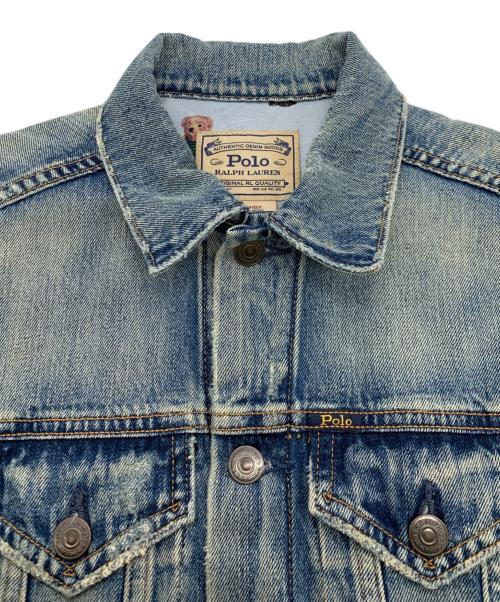 POLO RALPH LAUREN（ポロ・ラルフローレン）POLO RALPH LAUREN (ポロ・ラルフローレン) デニムジャケット インディゴ サイズ:XSの古着・服飾アイテム