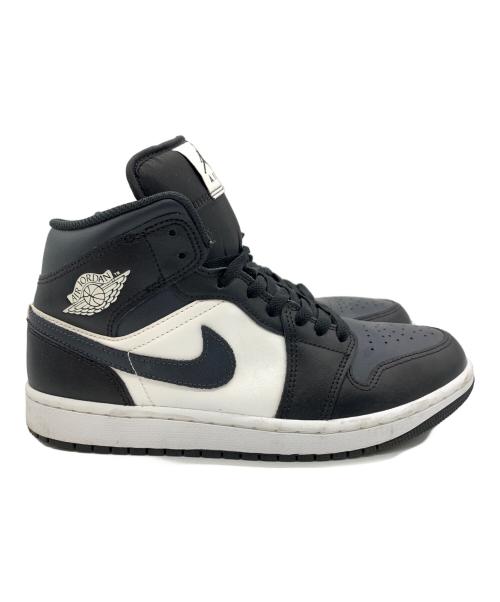 NIKE（ナイキ）NIKE (ナイキ) Air Jordan 1 Mid Black/Summit White Off Noir エアジョーダン1 ミッド ブラック/サミットホワイト オフ ノワール ブラック サイズ:US:9の古着・服飾アイテム