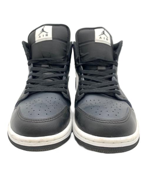 NIKE（ナイキ）NIKE (ナイキ) Air Jordan 1 Mid Black/Summit White Off Noir エアジョーダン1 ミッド ブラック/サミットホワイト オフ ノワール ブラック サイズ:US:9の古着・服飾アイテム