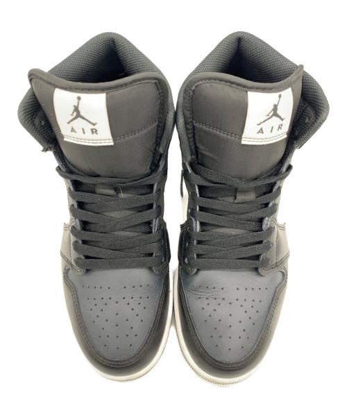 NIKE（ナイキ）NIKE (ナイキ) Air Jordan 1 Mid Black/Summit White Off Noir エアジョーダン1 ミッド ブラック/サミットホワイト オフ ノワール ブラック サイズ:US:9の古着・服飾アイテム