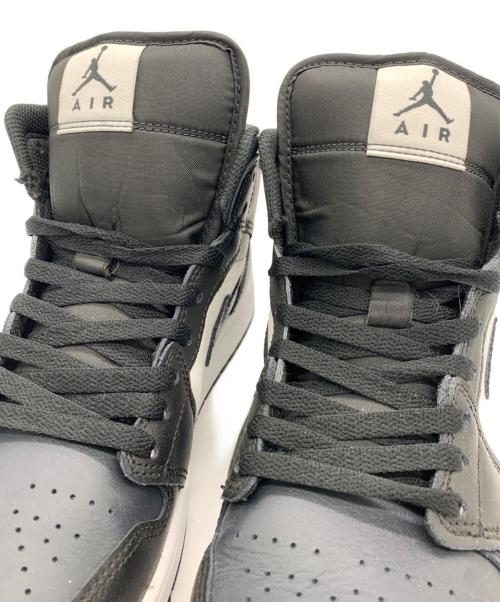 NIKE（ナイキ）NIKE (ナイキ) Air Jordan 1 Mid Black/Summit White Off Noir エアジョーダン1 ミッド ブラック/サミットホワイト オフ ノワール ブラック サイズ:US:9の古着・服飾アイテム