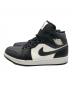 NIKE (ナイキ) Air Jordan 1 Mid Black/Summit White Off Noir エアジョーダン1 ミッド ブラック/サミットホワイト オフ ノワール ブラック サイズ:US:9：6000円
