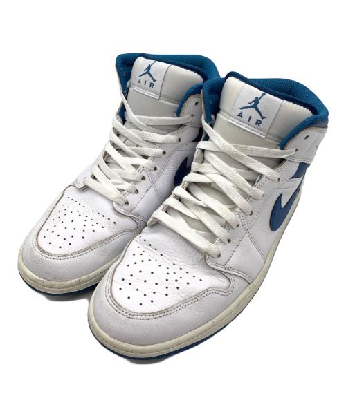 NIKE（ナイキ）NIKE (ナイキ) Air Jordan 1 Mid SE Industrial Blue / エアジョーダン1 ミッド SE インダストリアルブルー ホワイト サイズ:US：10の古着・服飾アイテム