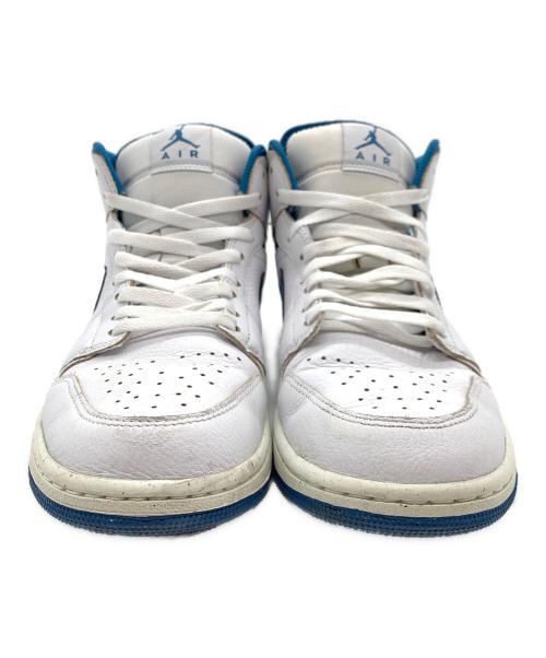 NIKE（ナイキ）NIKE (ナイキ) Air Jordan 1 Mid SE Industrial Blue / エアジョーダン1 ミッド SE インダストリアルブルー ホワイト サイズ:US：10の古着・服飾アイテム