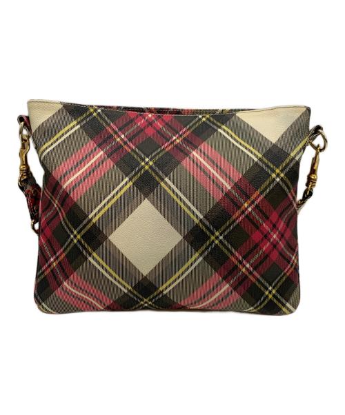 Vivienne Westwood（ヴィヴィアンウエストウッド）Vivienne Westwood (ヴィヴィアンウエストウッド) ショルダーバッグ ブラック×レッドの古着・服飾アイテム