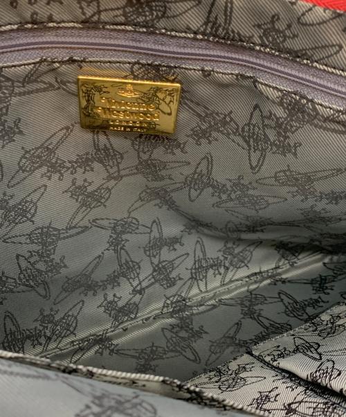 Vivienne Westwood（ヴィヴィアンウエストウッド）Vivienne Westwood (ヴィヴィアンウエストウッド) ショルダーバッグ ブラック×レッドの古着・服飾アイテム