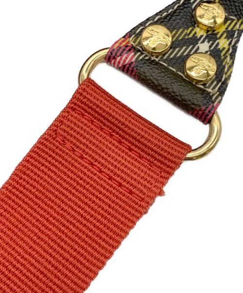 Vivienne Westwood（ヴィヴィアンウエストウッド）Vivienne Westwood (ヴィヴィアンウエストウッド) ショルダーバッグ ブラック×レッドの古着・服飾アイテム