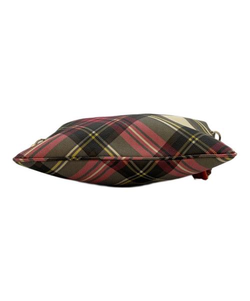 Vivienne Westwood（ヴィヴィアンウエストウッド）Vivienne Westwood (ヴィヴィアンウエストウッド) ショルダーバッグ ブラック×レッドの古着・服飾アイテム