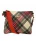 Vivienne Westwood（ヴィヴィアンウエストウッド）の古着「ショルダーバッグ」｜ブラック×レッド