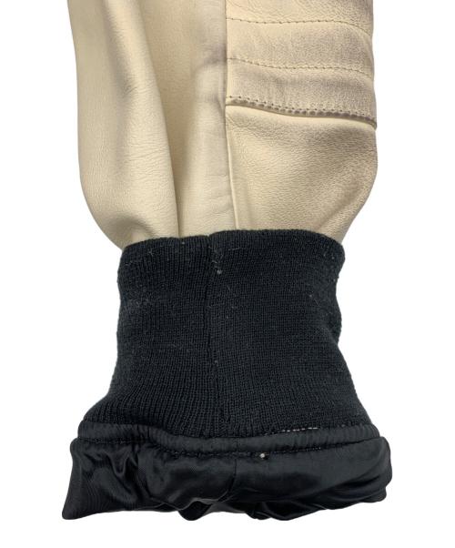 Roen（ロエン）Roen (ロエン) ラムレザーブルゾン ブラック サイズ:46の古着・服飾アイテム