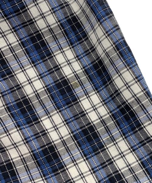 THE NORTH FACE（ザ ノース フェイス）THE NORTH FACE (ザ ノース フェイス) ロングスリーブシャツ ブルー×ネイビー サイズ:XLの古着・服飾アイテム