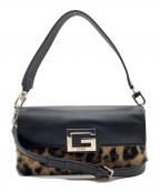 GUESSゲス）の古着「2WAYバッグ」｜ベージュ×ブラック