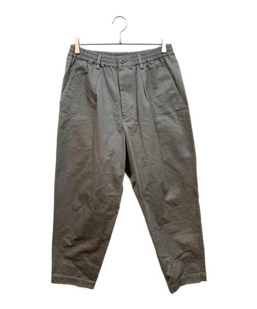 SCYEBASICS（サイベーシックス）SCYEBASICS (サイベーシックス) ワンタック テーパード イージー チノパンツ グレー サイズ:38の古着・服飾アイテム
