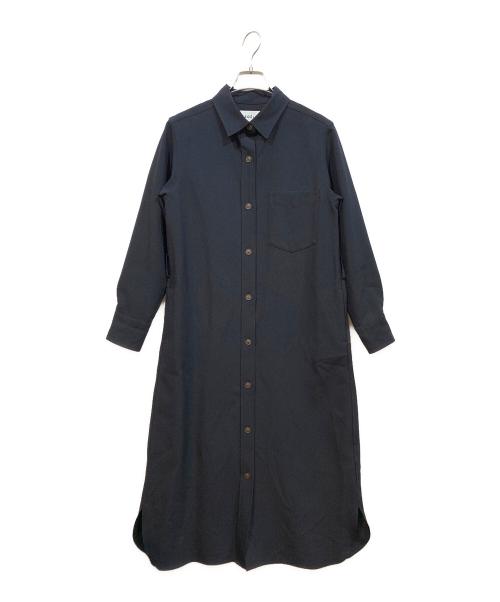 SOEJU（ソージュ）SOEJU (ソージュ) ソフトオックスシャツワンピース ブラック サイズ:Sの古着・服飾アイテム