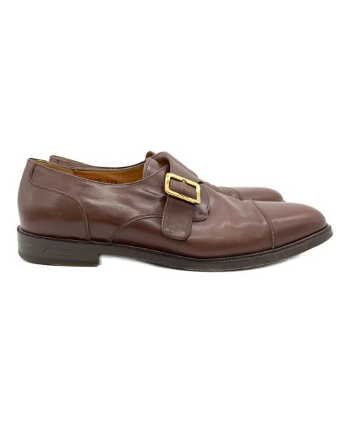 Salvatore Ferragamo（サルヴァトーレ フェラガモ）Salvatore Ferragamo (サルヴァトーレ フェラガモ) モンクストラップシューズ ブラウン サイズ:8 1/2の古着・服飾アイテム