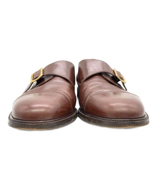Salvatore Ferragamo（サルヴァトーレ フェラガモ）Salvatore Ferragamo (サルヴァトーレ フェラガモ) モンクストラップシューズ ブラウン サイズ:8 1/2の古着・服飾アイテム
