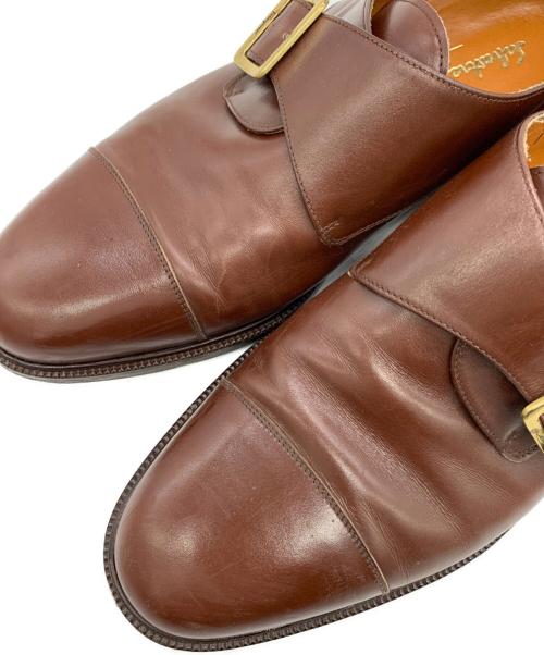Salvatore Ferragamo（サルヴァトーレ フェラガモ）Salvatore Ferragamo (サルヴァトーレ フェラガモ) モンクストラップシューズ ブラウン サイズ:8 1/2の古着・服飾アイテム