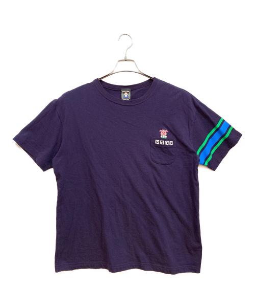 DOTLIKE（ドットライク）DOTLIKE (ドットライク) 半袖カットソー ネイビー サイズ:Lの古着・服飾アイテム