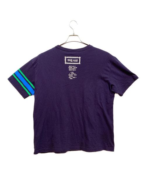 DOTLIKE（ドットライク）DOTLIKE (ドットライク) 半袖カットソー ネイビー サイズ:Lの古着・服飾アイテム