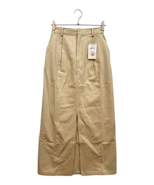 UNGRID（アングリッド）UNGRID (アングリッド) ロングスカート ベージュ サイズ:Mの古着・服飾アイテム