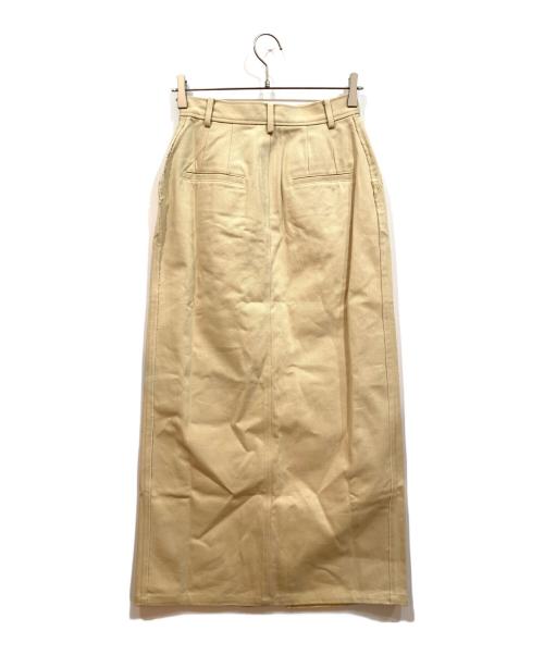 UNGRID（アングリッド）UNGRID (アングリッド) ロングスカート ベージュ サイズ:Mの古着・服飾アイテム