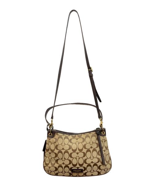 COACH（コーチ）COACH (コーチ) ショルダーバッグ ベージュの古着・服飾アイテム