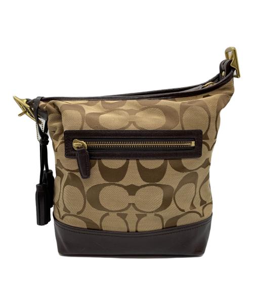 COACH（コーチ）COACH (コーチ) ショルダーバッグ ベージュの古着・服飾アイテム