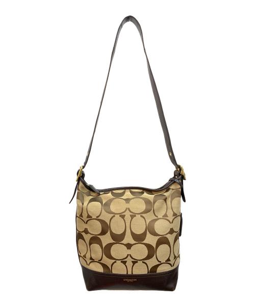 COACH（コーチ）COACH (コーチ) ショルダーバッグ ベージュの古着・服飾アイテム