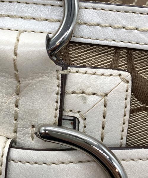 COACH（コーチ）COACH (コーチ) ハンドバッグ ベージュの古着・服飾アイテム