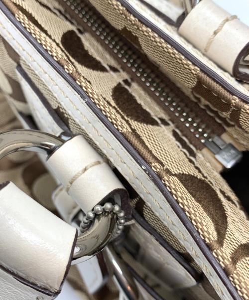 COACH（コーチ）COACH (コーチ) ハンドバッグ ベージュの古着・服飾アイテム