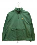 LEVI'Sリーバイス）の古着「ハーフジップスウェット」｜グリーン