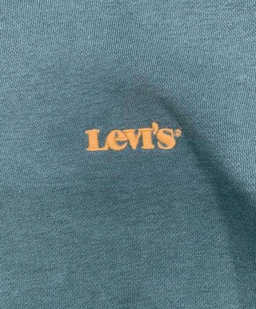 LEVI'S（リーバイス）LEVI'S (リーバイス) ハーフジップスウェット グリーン サイズ:Mの古着・服飾アイテム