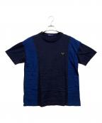 FRED PERRYフレッドペリー）の古着「半袖カットソー」｜ネイビー×ブルー