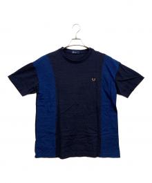 FRED PERRY（フレッドペリー）の古着「半袖カットソー」｜ネイビー×ブルー