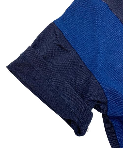 FRED PERRY（フレッドペリー）FRED PERRY (フレッドペリー) 半袖カットソー ネイビー×ブルー サイズ:Lの古着・服飾アイテム