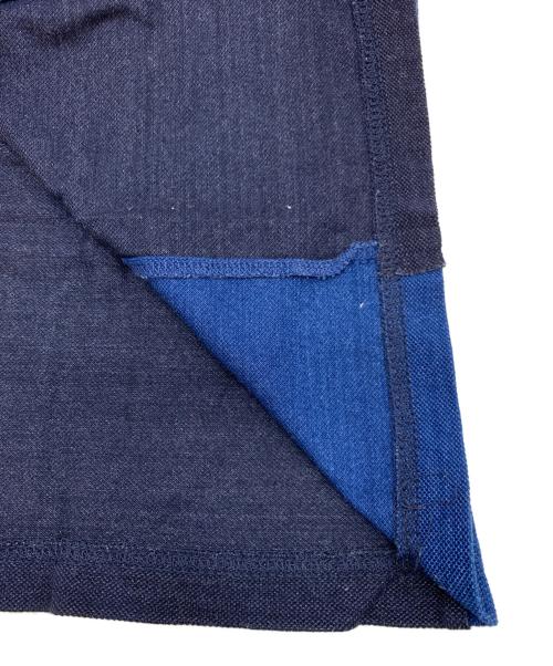 FRED PERRY（フレッドペリー）FRED PERRY (フレッドペリー) 半袖カットソー ネイビー×ブルー サイズ:Lの古着・服飾アイテム