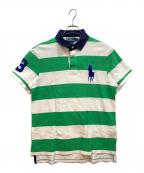 POLO RALPH LAURENポロ・ラルフローレン）の古着「ラガーシャツ」｜アイボリー×グリーン×ネイビー
