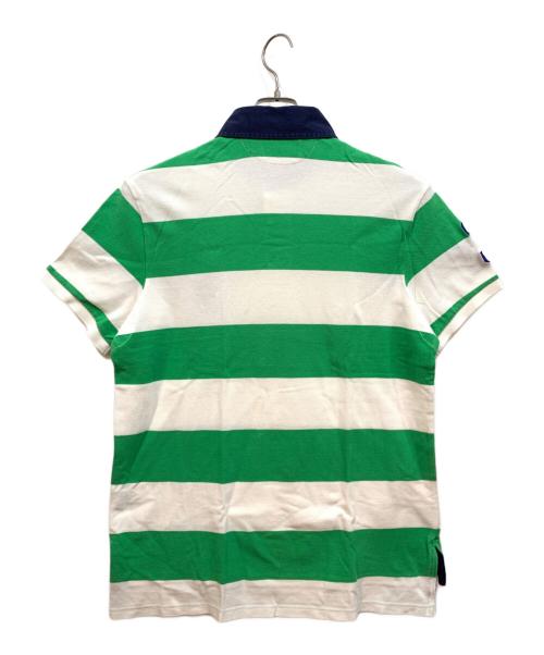 POLO RALPH LAUREN（ポロ・ラルフローレン）POLO RALPH LAUREN (ポロ・ラルフローレン) ラガーシャツ アイボリー×グリーン×ネイビー サイズ:Lの古着・服飾アイテム