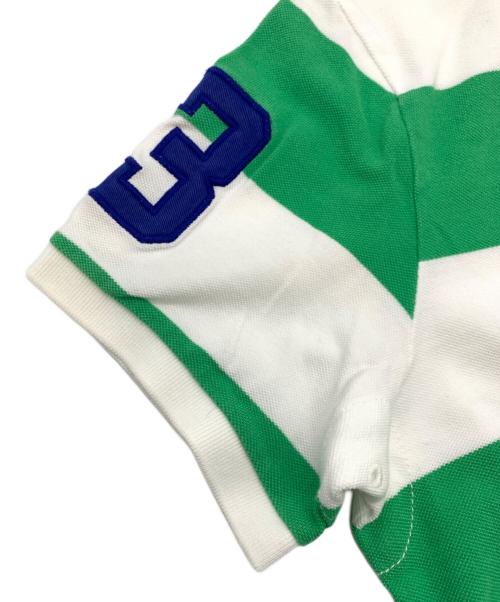 POLO RALPH LAUREN（ポロ・ラルフローレン）POLO RALPH LAUREN (ポロ・ラルフローレン) ラガーシャツ アイボリー×グリーン×ネイビー サイズ:Lの古着・服飾アイテム