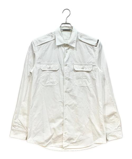 LOUIS VUITTON（ルイ ヴィトン）LOUIS VUITTON (ルイ ヴィトン) 長袖シャツ ホワイト サイズ:S 170/84Aの古着・服飾アイテム