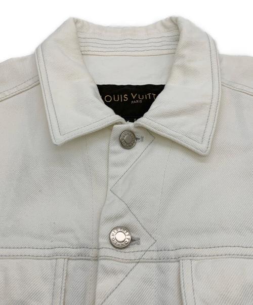 LOUIS VUITTON（ルイ ヴィトン）LOUIS VUITTON (ルイ ヴィトン) デニムジャケット ホワイト サイズ:SIZE54の古着・服飾アイテム