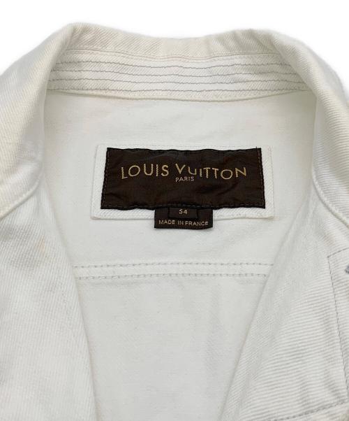 LOUIS VUITTON（ルイ ヴィトン）LOUIS VUITTON (ルイ ヴィトン) デニムジャケット ホワイト サイズ:SIZE54の古着・服飾アイテム