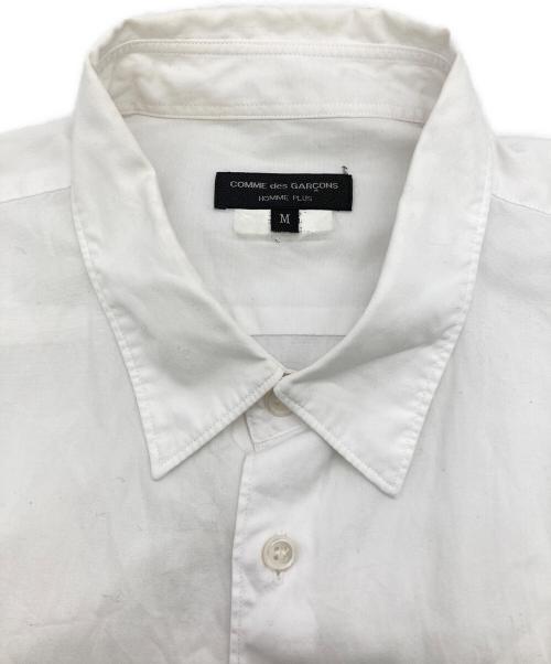 COMME des GARCONS HOMME PLUS（コムデギャルソンオムプリュス）COMME des GARCONS HOMME PLUS (コムデギャルソンオムプリュス) 長袖シャツ ホワイト サイズ:Mの古着・服飾アイテム