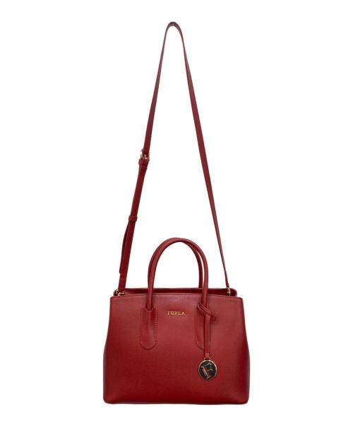 FURLA（フルラ）FURLA (フルラ) 2WAYショルダーバッグ レッドの古着・服飾アイテム