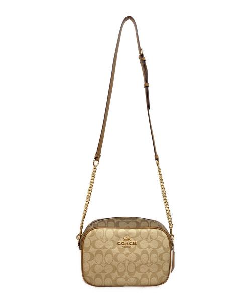COACH（コーチ）COACH (コーチ) ショルダーバッグ ベージュの古着・服飾アイテム