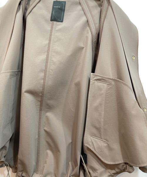 Noble（ノーブル）Noble (ノーブル) ジップジャケット ベージュ サイズ:38の古着・服飾アイテム