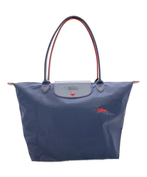 LONGCHAMP（ロンシャン）LONGCHAMP (ロンシャン) ハンドバッグ ネイビーの古着・服飾アイテム