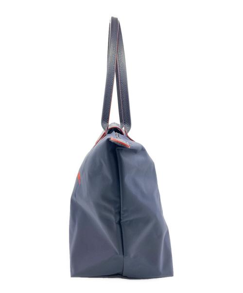 LONGCHAMP（ロンシャン）LONGCHAMP (ロンシャン) ハンドバッグ ネイビーの古着・服飾アイテム